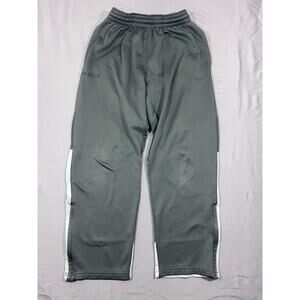 Nike LeBron James Therma Fit Sweatpants Mens Large Green Ankle Zip Basketball